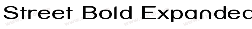 Street Bold Expanded字体转换